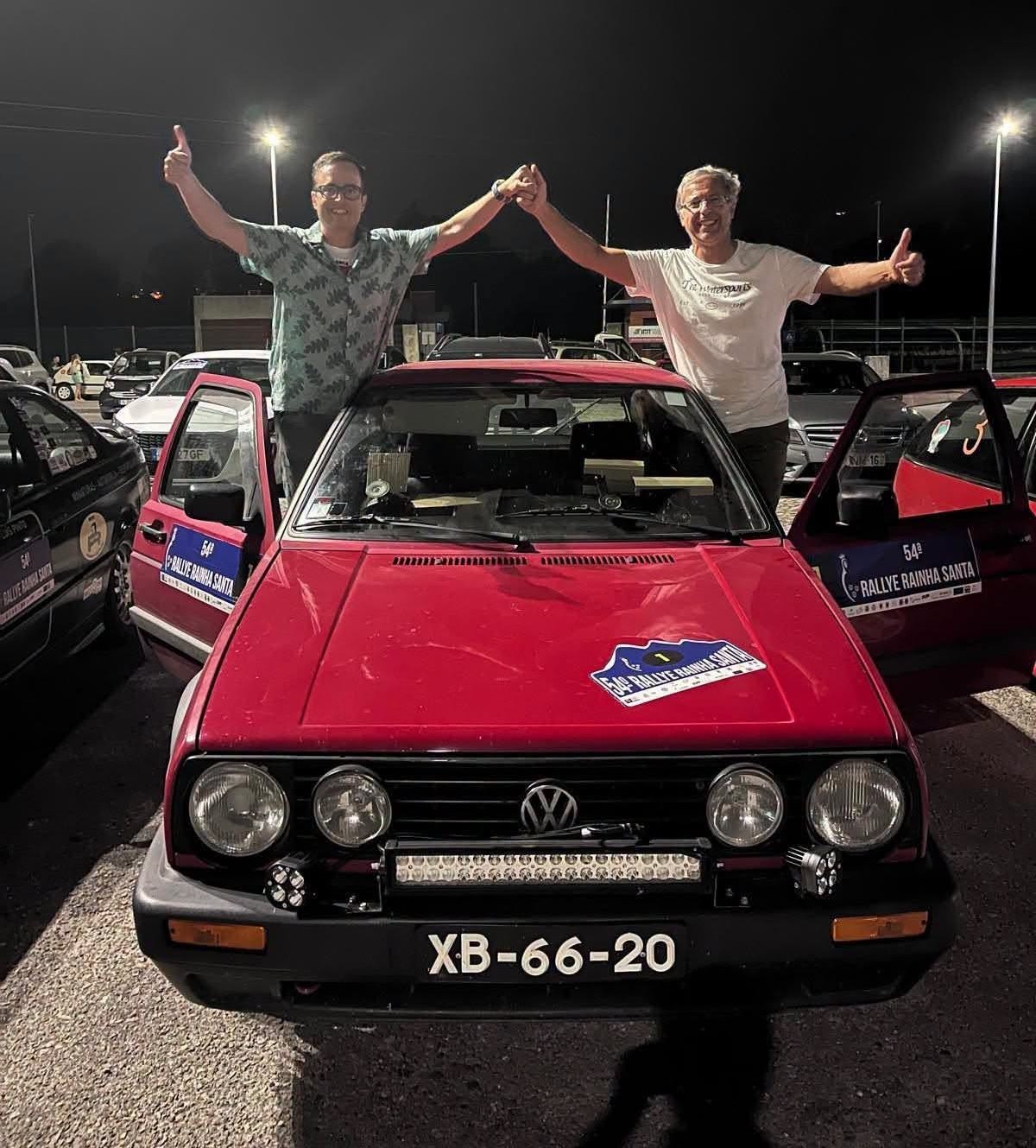Paulo Trindade / Tiago Matos Moura em VW Golf MK2
